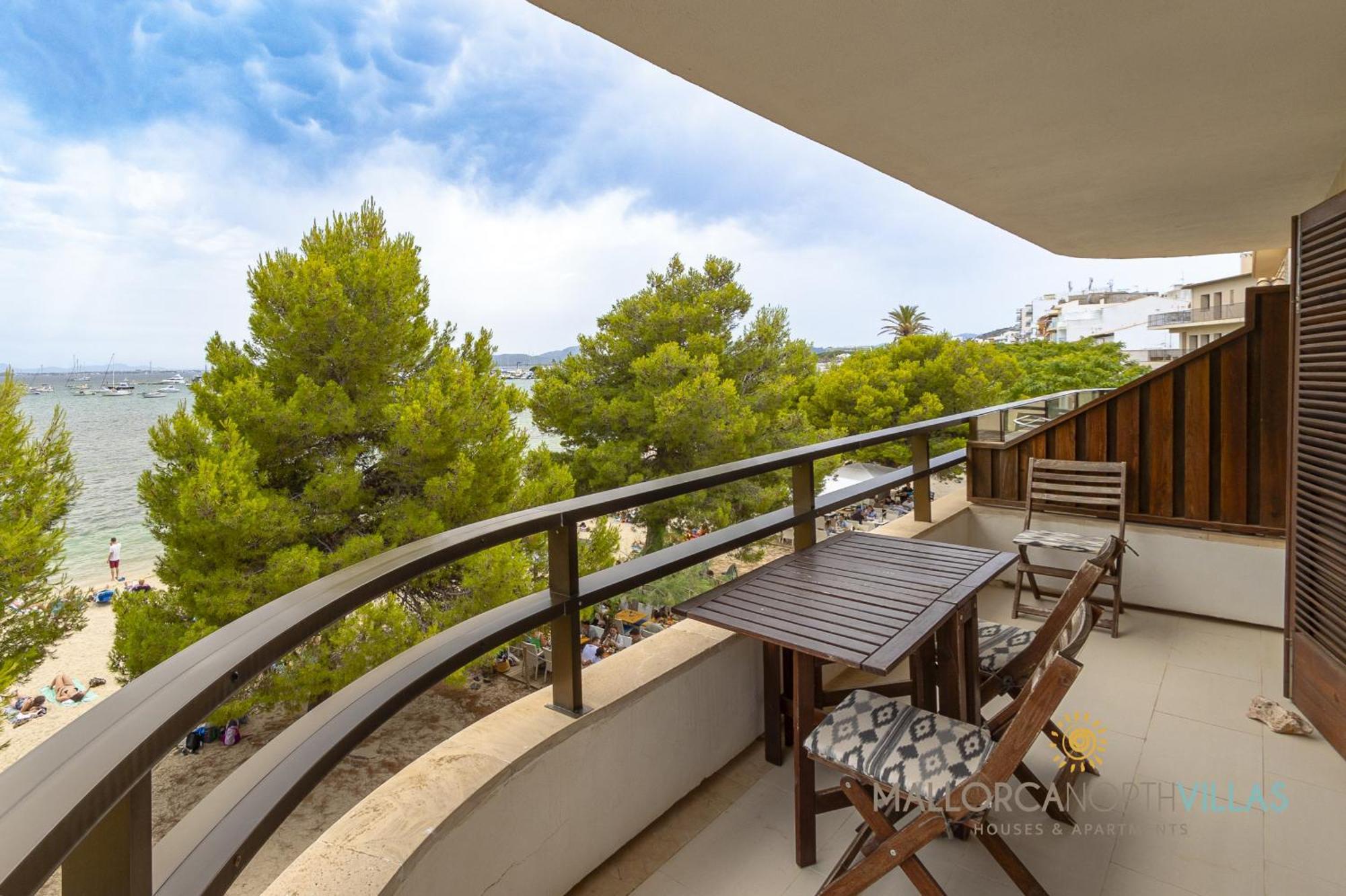 Apartamento Voramar II First Line Pine Walk Apartment Port de Pollenca Exterior photo